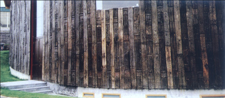 Traviesas de madera Traviesas de ferrocarril tratadas Traviesas de madera  250x125mm -  México