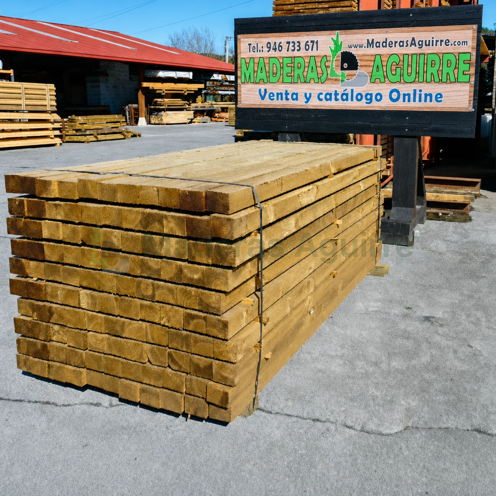 EcoPostes Pino R4 2500x100x75