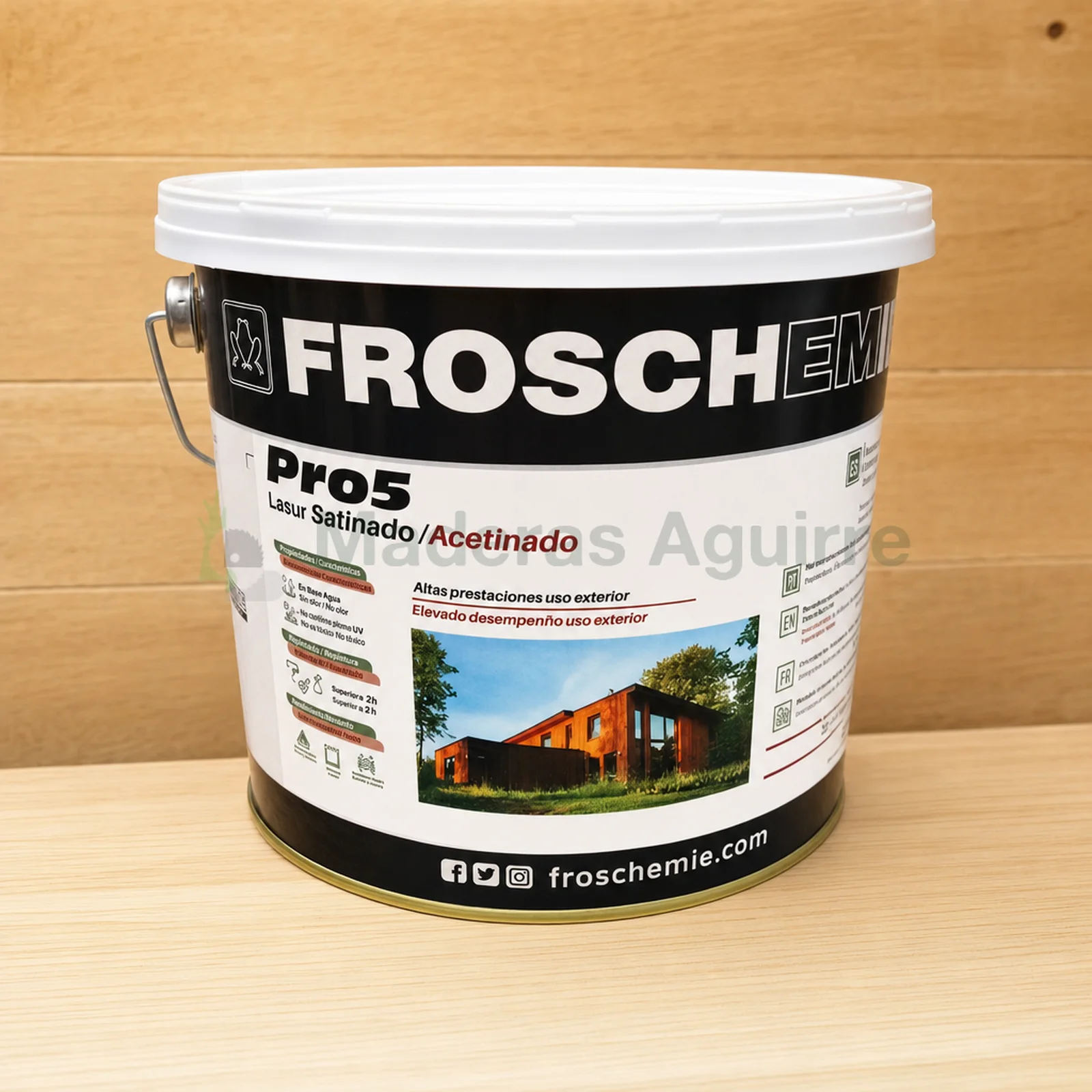 Lasur Frosch Satinado 2,5l